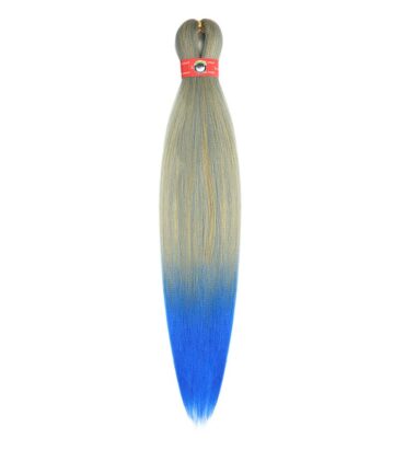 Pre stretched smart braids - Goldbrown/Blue